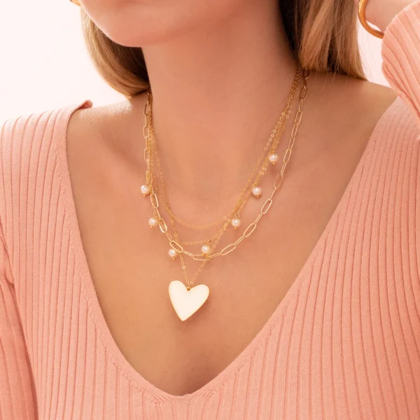 White Love Necklace - Image 2