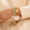 Sunflower Woven Bracelet