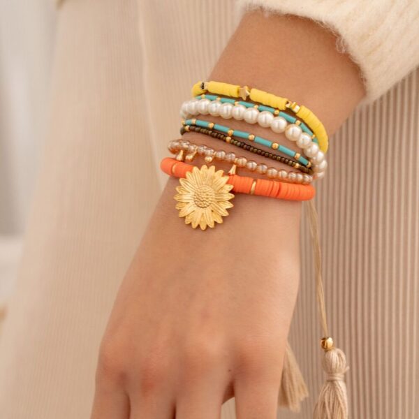 Sunflower Woven Bracelet - Image 2