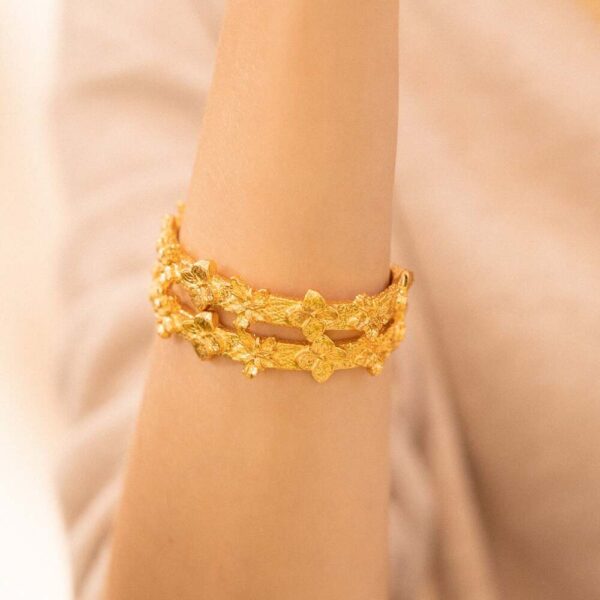 Gold Flower Bracelet