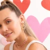 Heart Earrings with Pearls