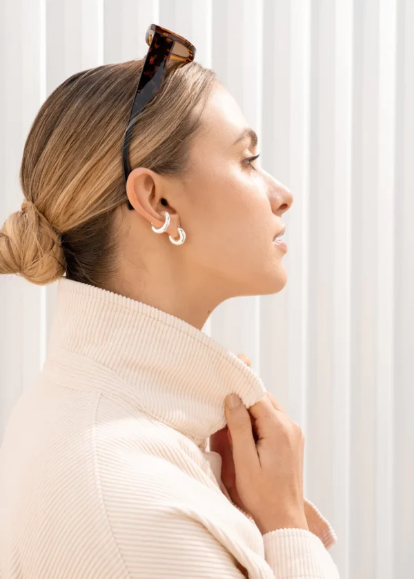 Set Hoops +1 Ear Cuff - Image 2