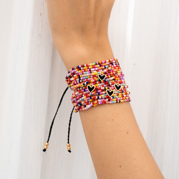 Bold Heart Woven Bracelet - Image 2