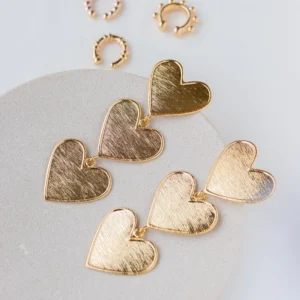Smooth Heart Earrings